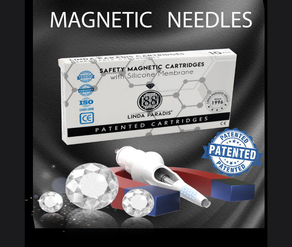 Agujas magnéticas no invasivas 88 (utilizadas para microblading, microsombreado, delineador de labios, labios carnosos y delineador de ojos grueso)